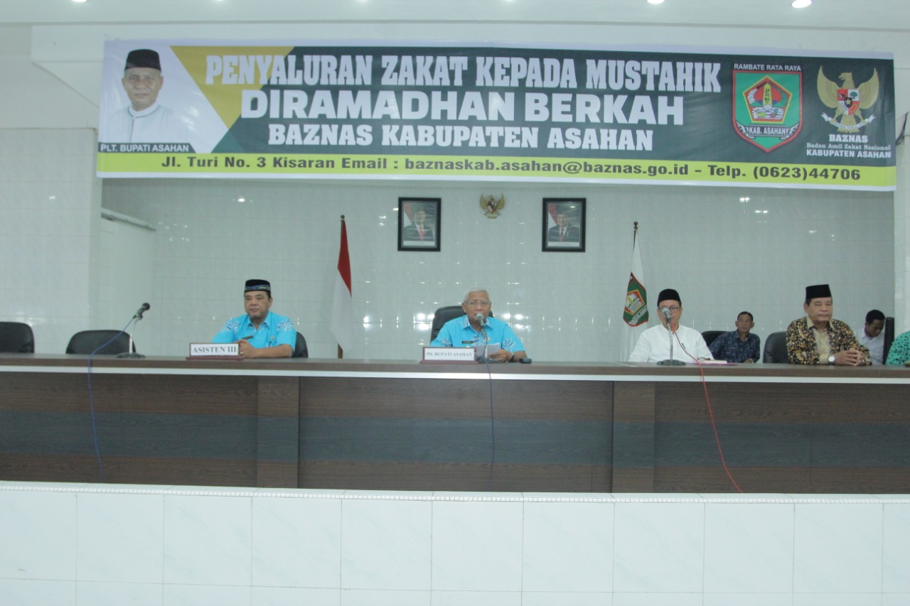 Baznas Asahan Salurkan Zakat Mustahik