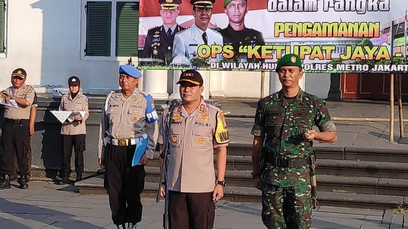 Kapolres Metro Jakarta Barat Gelar Apel Pasukan Dalam Rangka Pengamanan Operasi Ketupat Jaya 2019
