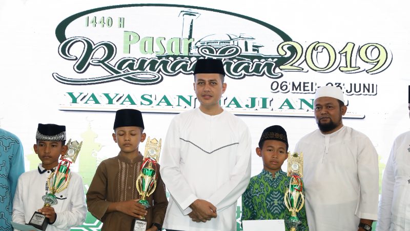Festival Gebyar Ramadan dan Pasar Ramadan Yayasan Haji Anif 2019, Wagub Sumut: Semoga Bermanfaat Bagi Masyarakat