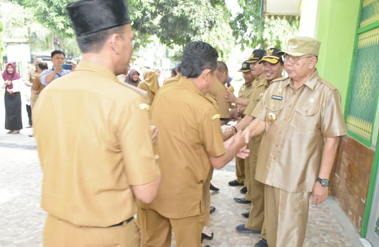 Sidak Pasca Cuti Lebaran, Bupati Sergai Singgung Tentang Sampah