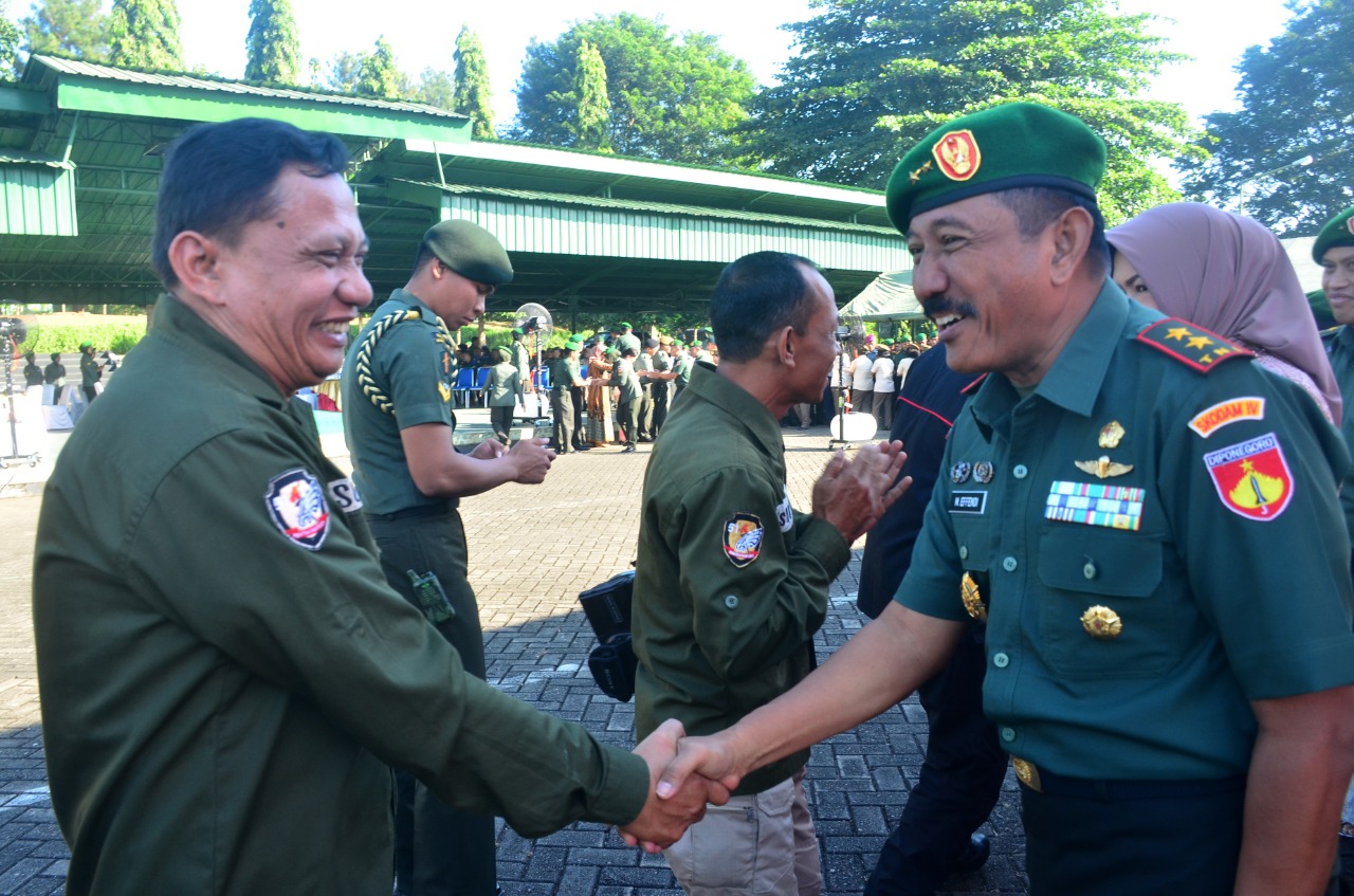 Gelar Halal Bihalal, Pangdam IV Minta Prajurit dan PNS Pedomani Nilai-Nilai Puasa Ramadhan