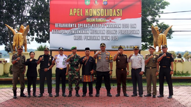 Kepolisian Resort Kukar Akhiri Operasi Ketupat Mahakam 2019 Dalam Rangka Pangamanan Idul Fitri 1440 H