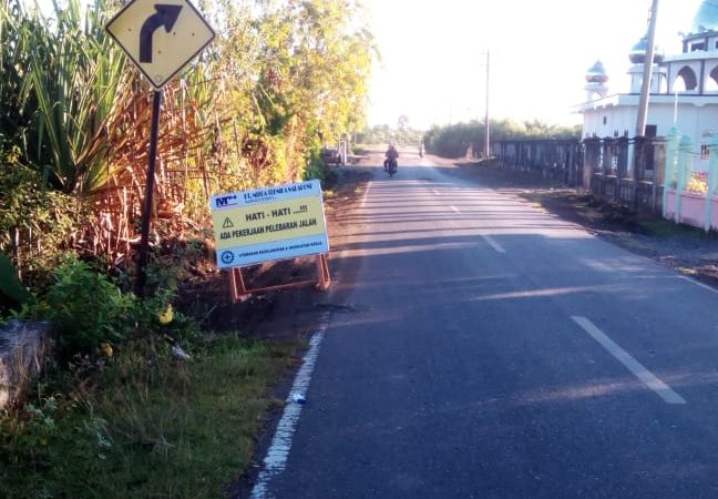 Jalan Meulaboh Kuala Bhe Sudah Mulus