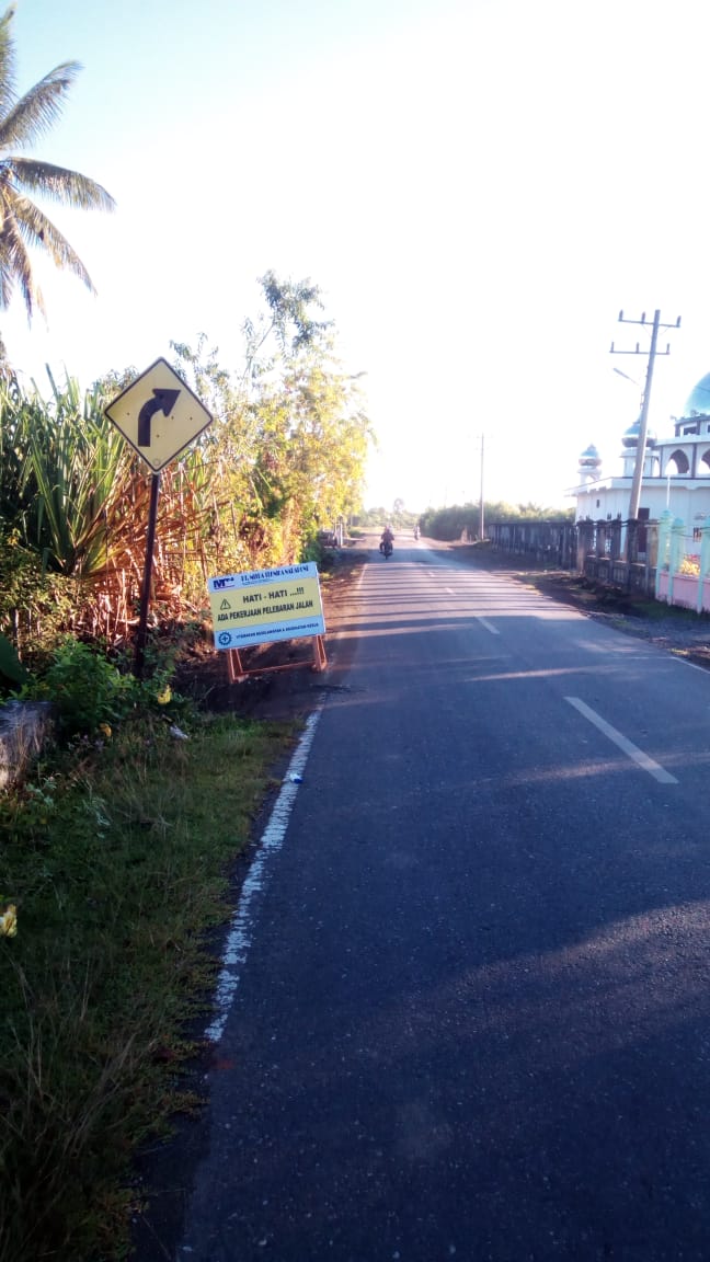 Jalan Meulaboh Kuala Bhe Sudah Mulus