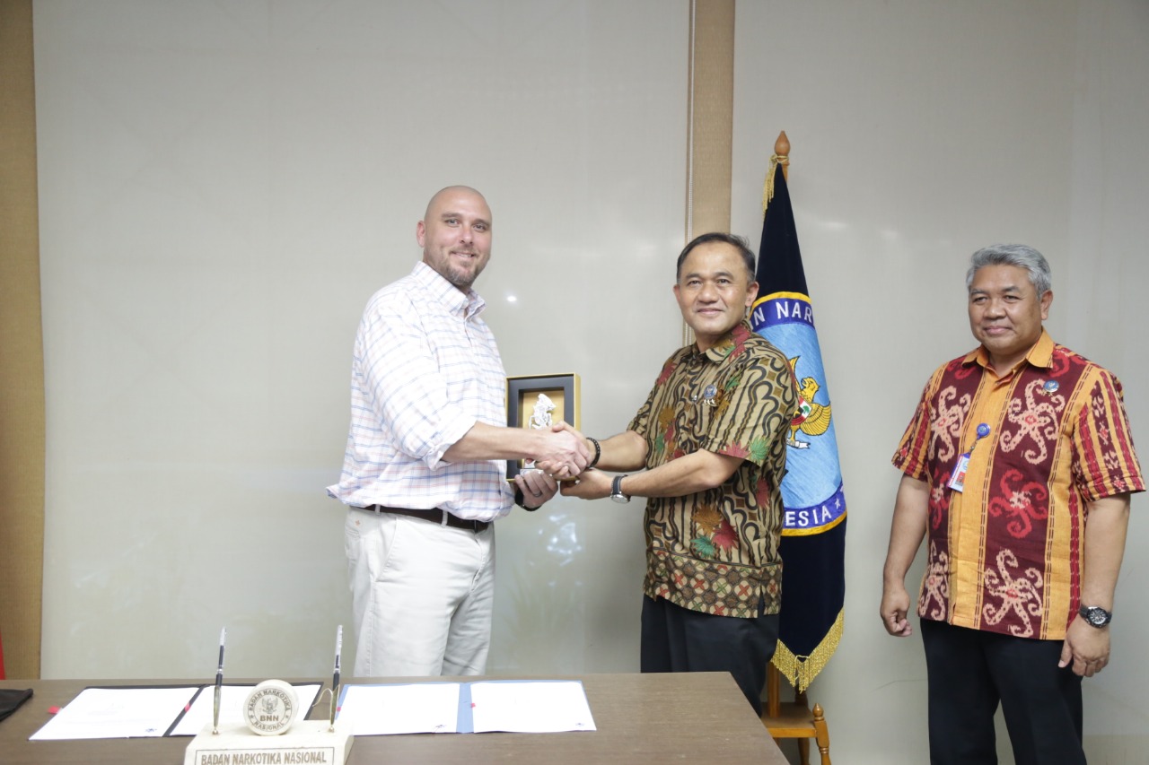 BNN RI dapat Dukungan Alat Penterjemah Dari INL