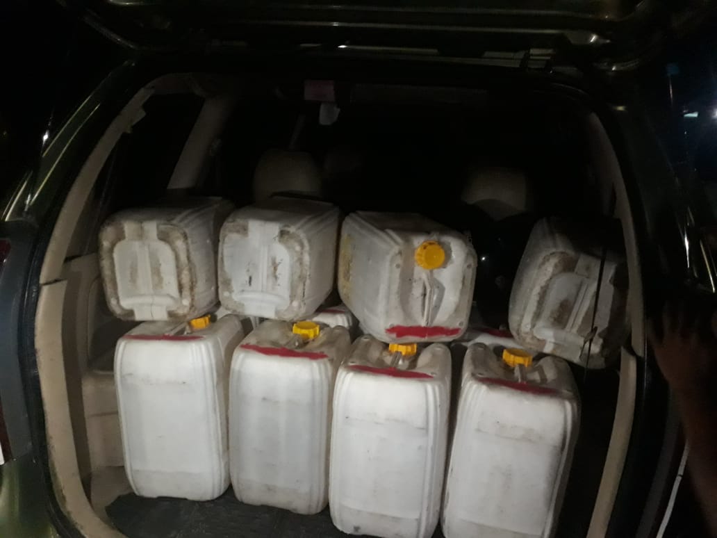 Polsek Sorong Kota Berhasil Amankan 2,5 Ton Minuman Cap Tikus