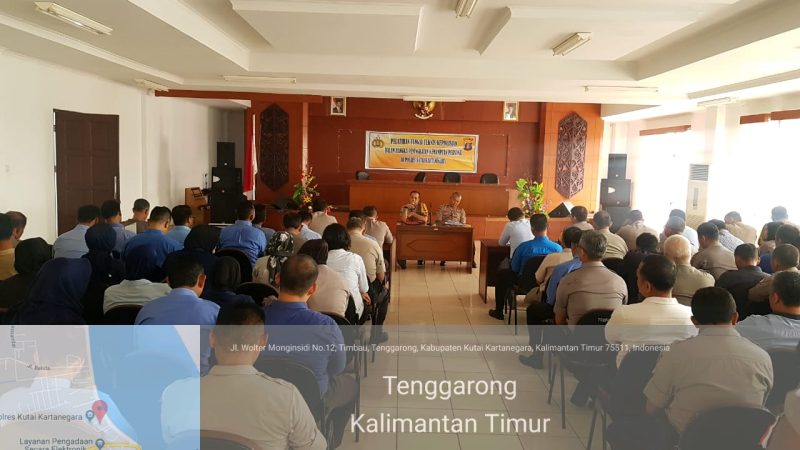 Tingkatkan Kemampuan Teknis Samapta Polres Kukar Latih Personil