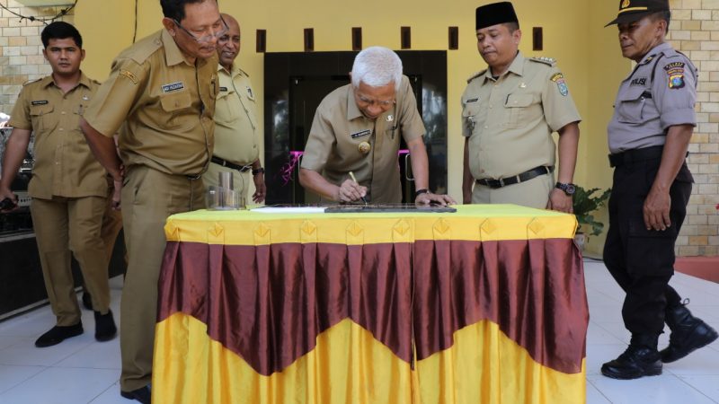 Kantor Camat Teluk Dalam Asahan, Diresmikan