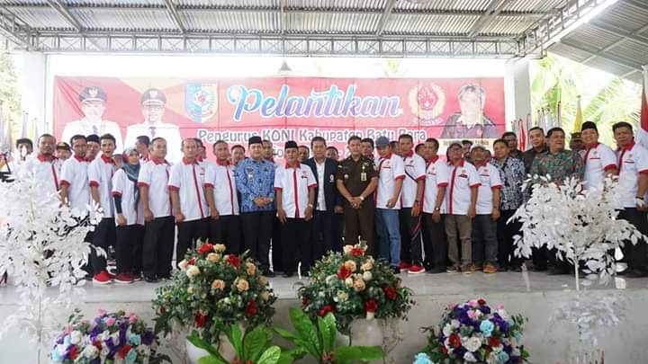 Bupati Bara lantik Pengurus KONI Kabupaten Batu Bara Periode 2019 – 2023