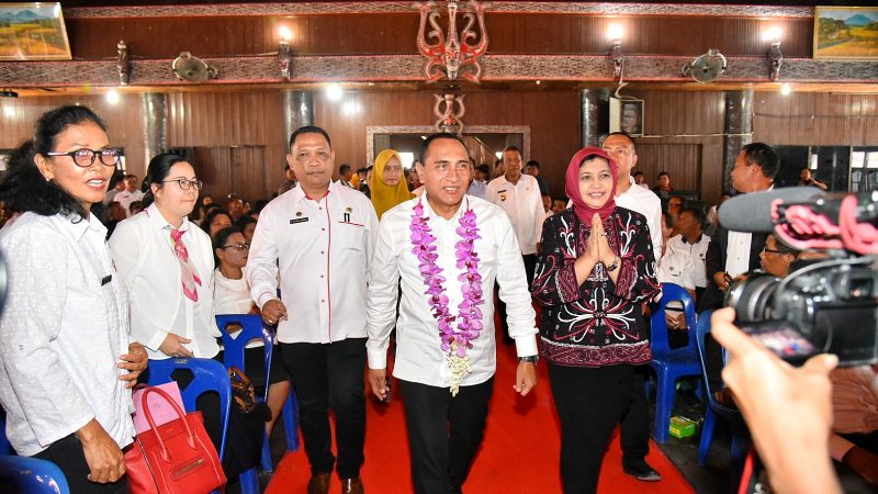 Kunker ke Tapanuli Utara,Edy Rahmayadi: Saya Sayang Sumut, Makanya Mau Jadi Gubernur