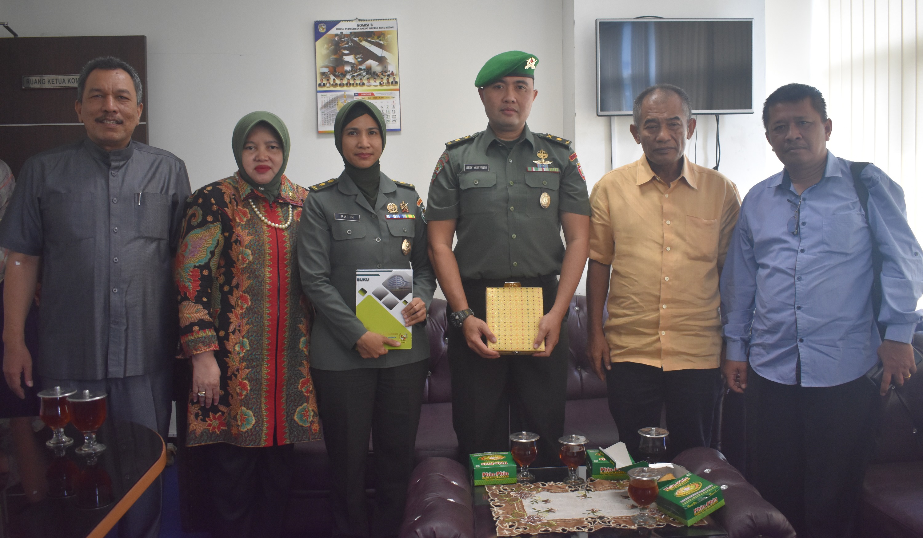 Siswa KKL Seskoad Berkunjung Ke DPRD Kota Medan, Komisi I Bahas Persoalan Bahaya Narkoba
