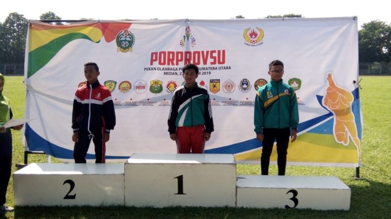 Siswa SMP N 3 Tg.Beringin Sergai Raih Juara 1 Event Sirkuit Atletik Sumut 2019