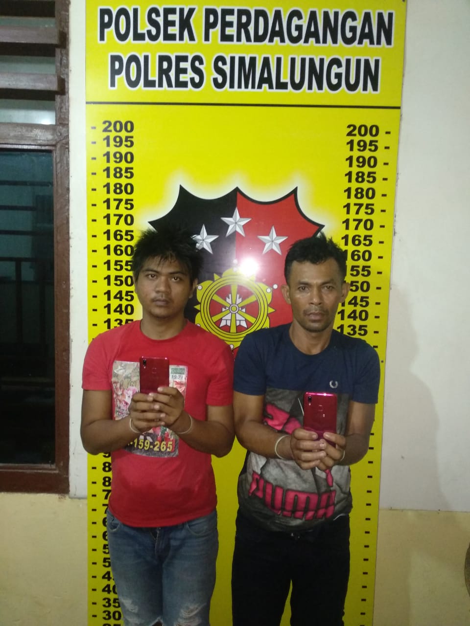 Polsek Perdagangan Tangkap 2 Warga Tebing Pencuri Handphone