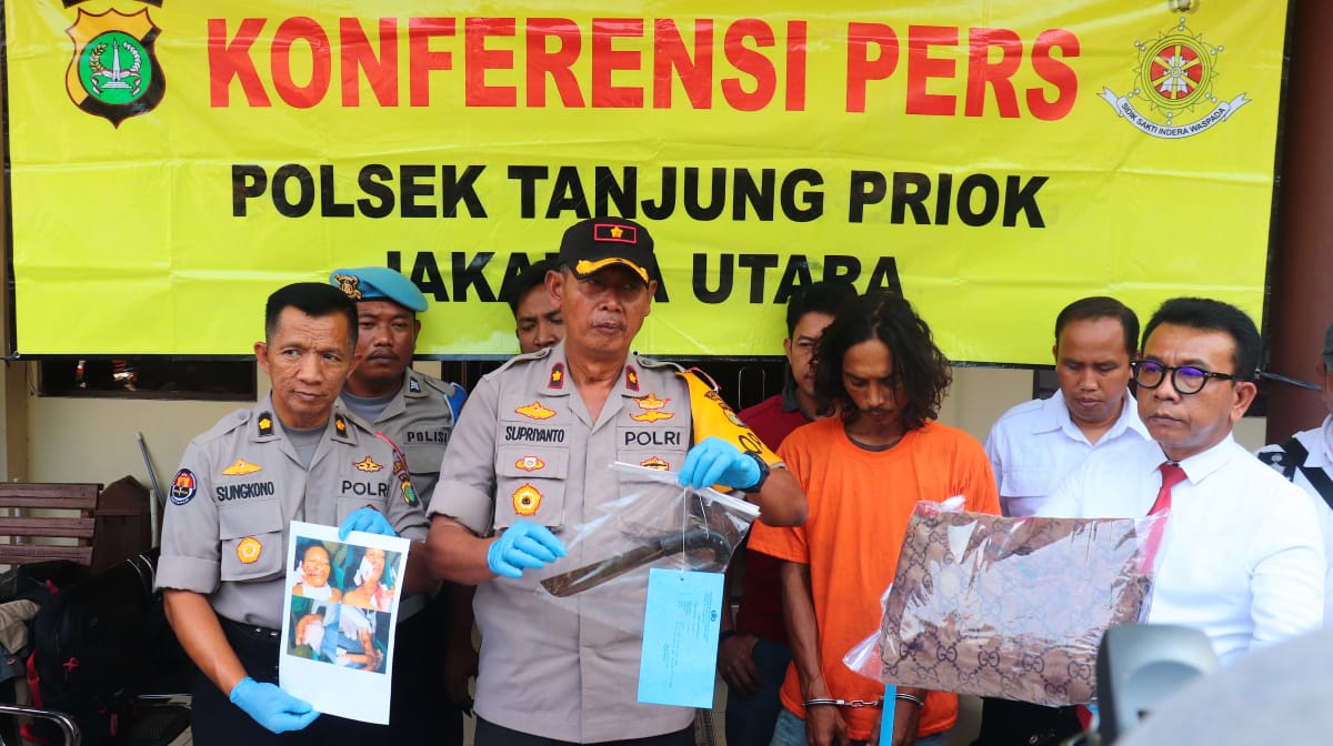 Kapolsek Tanjung Priok Laksanakan Press Conference