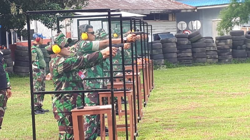 Asah Kemampuan dan Tingkatkan Kemampuan, Lanud Soewondo Gelar Latihan Menembak