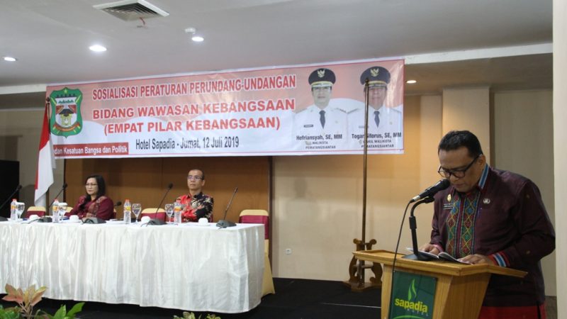 Badan Kesbangpol Kota Siantar Adakan Sosialisasi Peraturan Perundang-undangan Wawasan Kebangsaan Kepada Kepling Dan Pengurus Parpol dari 3 Kecamatan