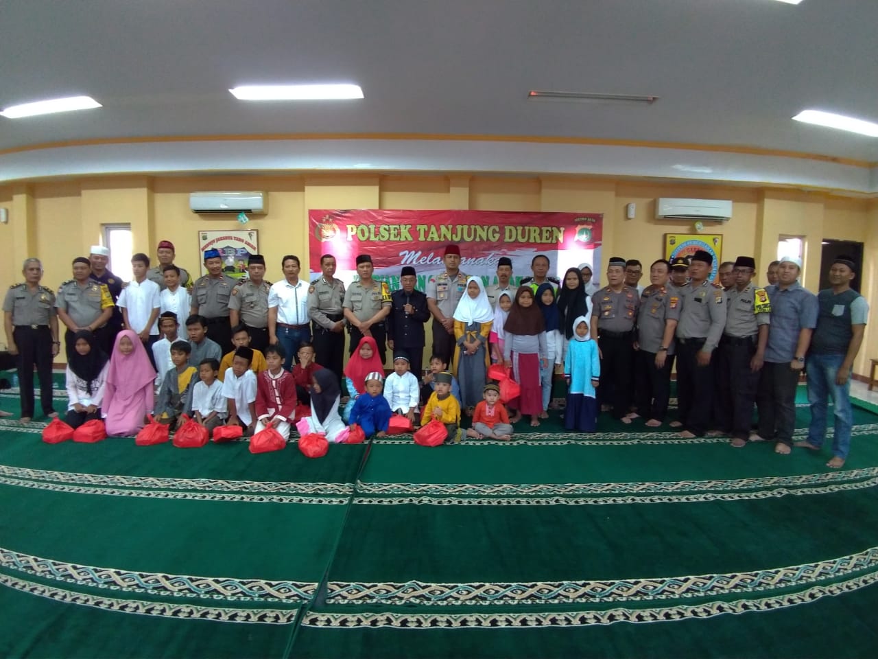 Polsek Tanjung Duren dan Jajaran Menggelar Pengajian Bulanan