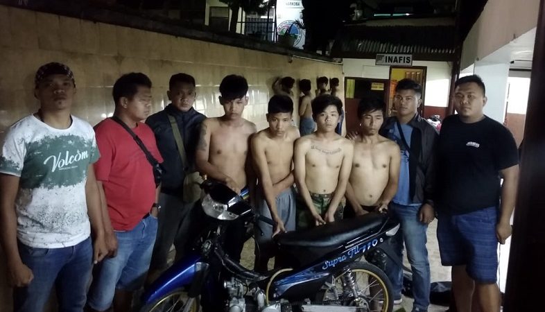 Curi Sepmor, Empat Pemuda Diamankan Polres Taput