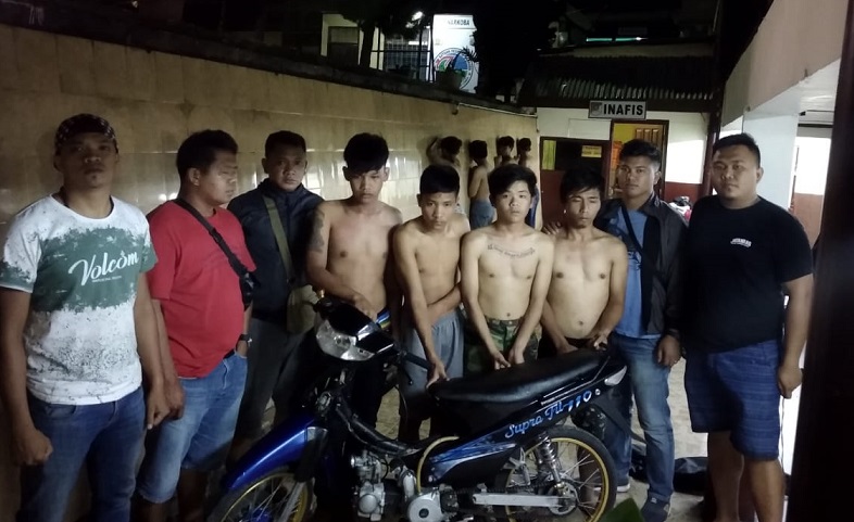 Curi Sepmor, Empat Pemuda Diamankan Polres Taput