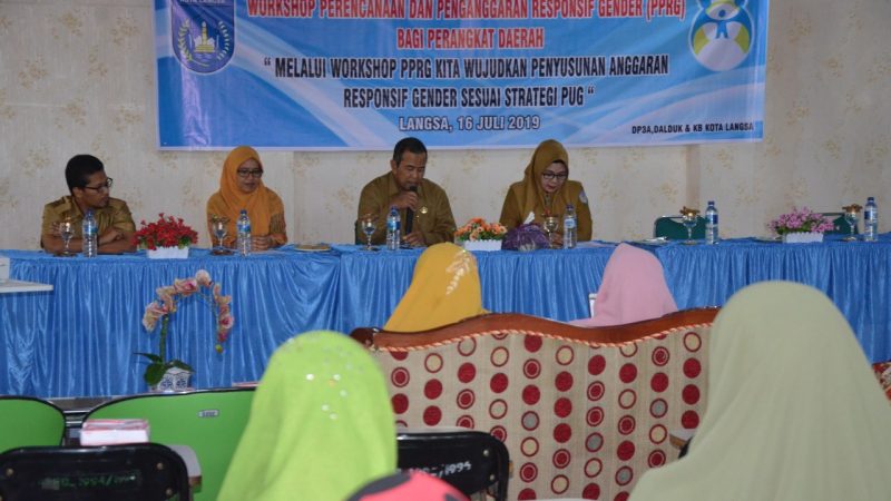 Dinas PPPA-PPKB Kota Langsa Gelar Workshop PPRG