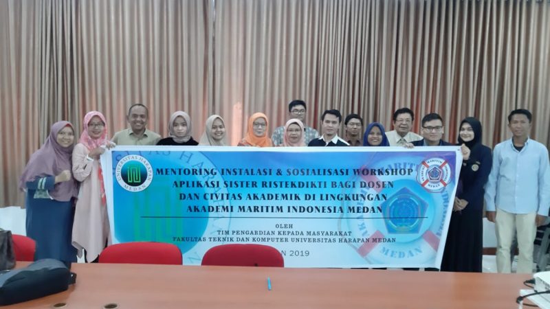 Mentoring Instalasi Aplikasi Sister di AMI Medan  Sebagai Bentuk Kerja Sama Antar  Institusi