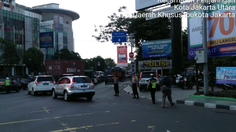 Kapolsek Metro Penjaringan Pimpin Pagelaran Anggota Gatur Lalin