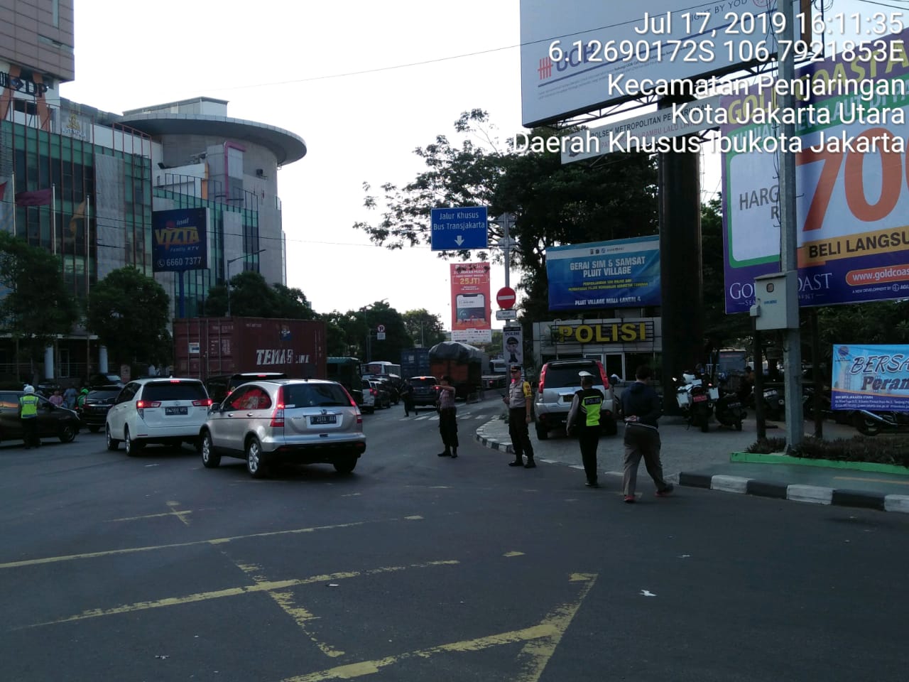 Kapolsek Metro Penjaringan Pimpin Pagelaran Anggota Gatur Lalin