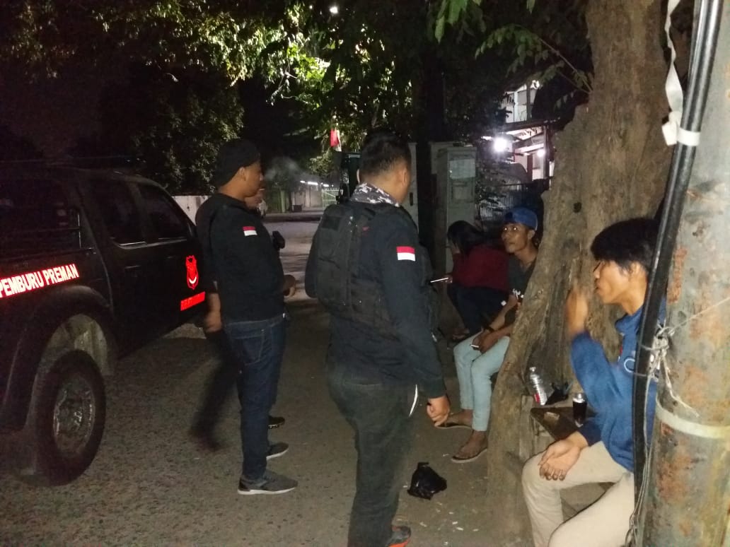 Tim Pemburu Preman Polres Metro Jakarta Barat Menyisir Lokasi Rawan Pemalakan