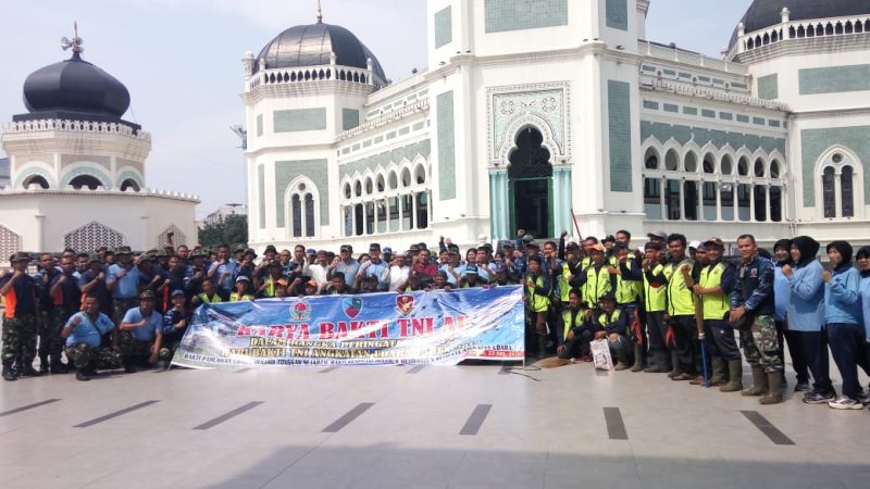 Dalam Rangka Peringatan Hari Bakti TNI AU ke-72, TNI AU di Medan Karya Bakti di Tempat-tempat Ibadah