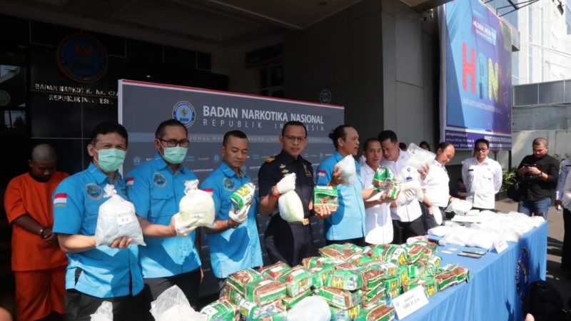 BNN sita 81Kg Sabu, 102 butir ekstasi di Asahan dan 38 Kg Sabu dari Tanjung Selor Kaltim