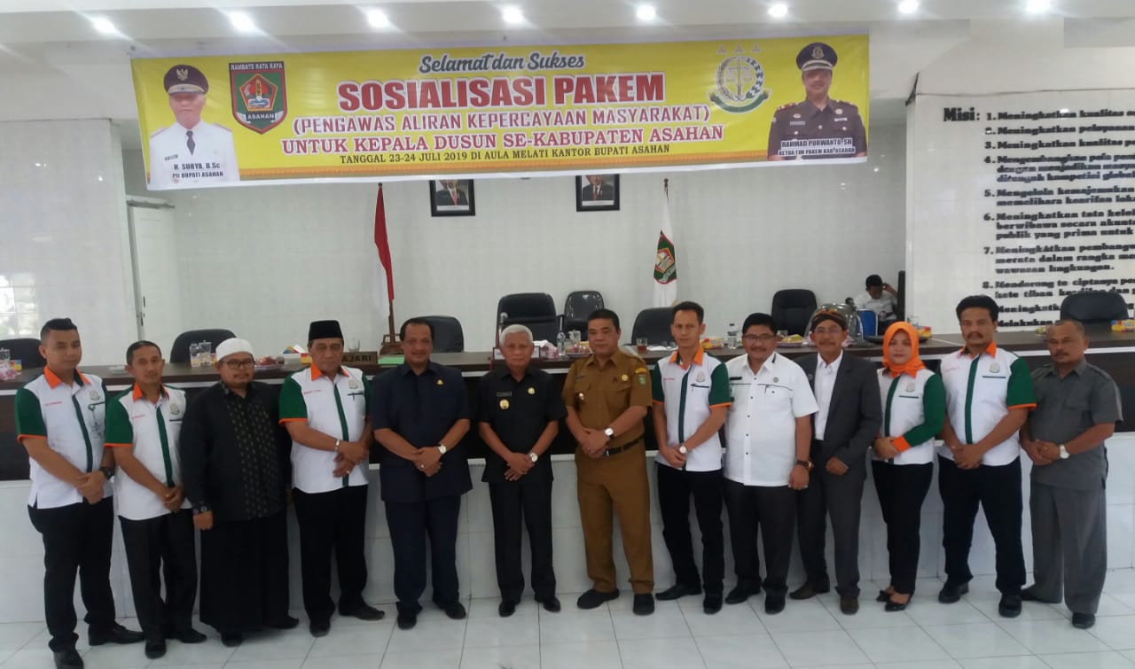 Plt Bupati Asahan Buka Kegiatan Sosialisasi Aliran Kepercayaan