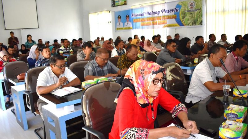 Bappeda Kabupaten Tapanuli Tengah Gelar Sosialisasi Inovasi Dan Teknologi Budidaya Padi Salibu