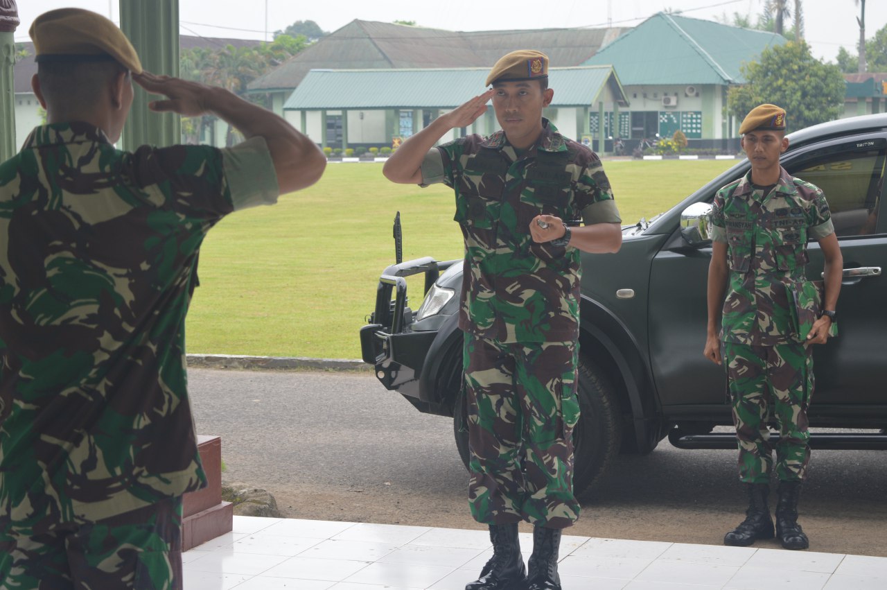 Danyon Arhanud 11/WBY Pimpin   Penyerahan Tugas dan Tanggung Jawab Danrai Rudal C