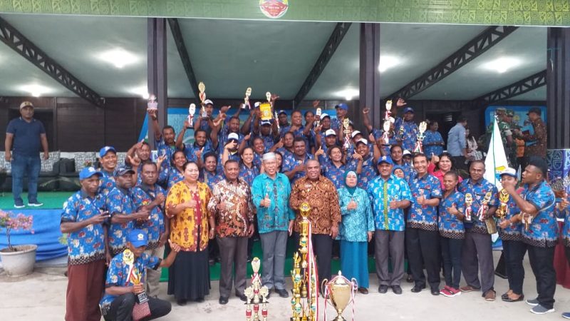 Kabupaten Manokwari Juara Umum di Perhelatan Pekan Daerah ke – IV KTNA 2019