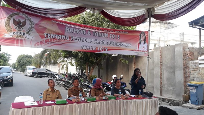 Dame Duma Sari Hutagalung : Masyarakat Dihimbau Tidak Membuang Sampah Disaat Melihat Tanah Kosong