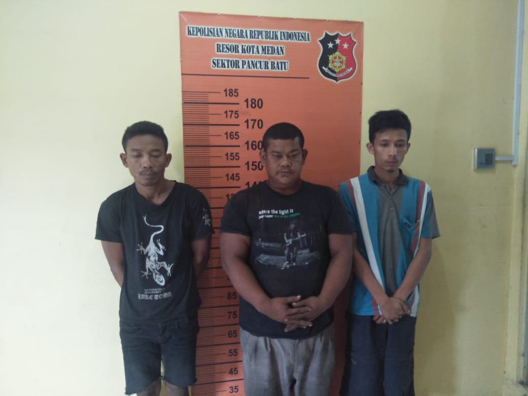 Curi Kabel Milik PLN, 3 Pria Pengangguran Gol