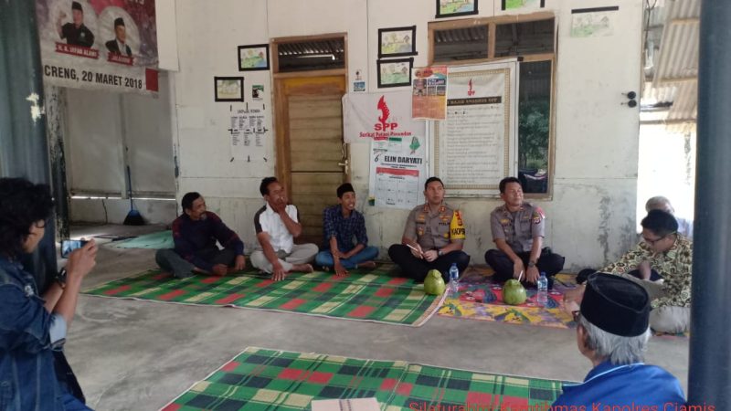 Kapolres Ciamis dan Jajaran Silaturrahmi Sambang Kamtibmas ke Ketua SPP