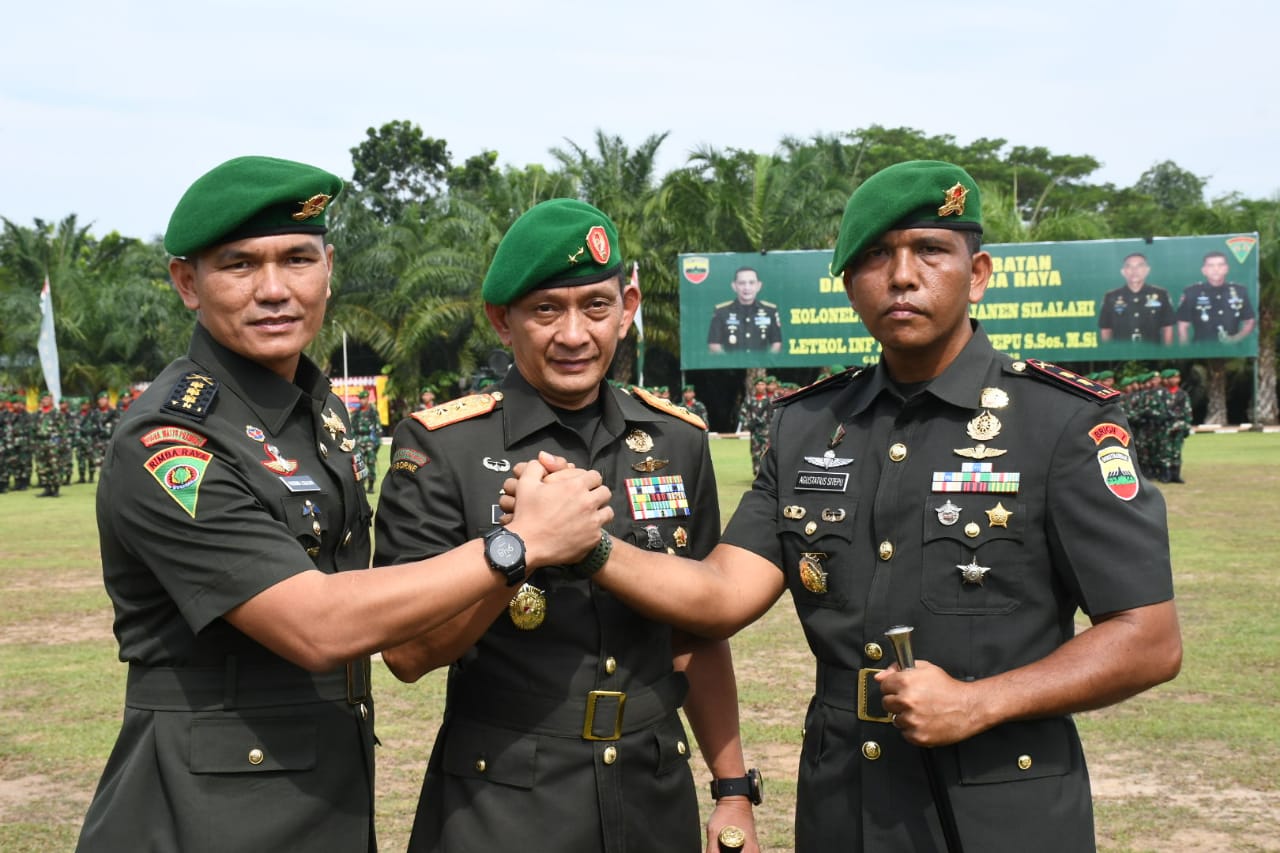 Danbrigif 7/RR Resmi Dijabat oleh Letkol Inf Agustatius Sitepu