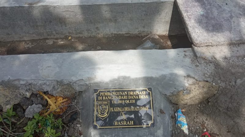 Gara Gara Takut Direkam, PJ Kades Kuala Indah Malah Tak Mau Komentar Soal Drainase