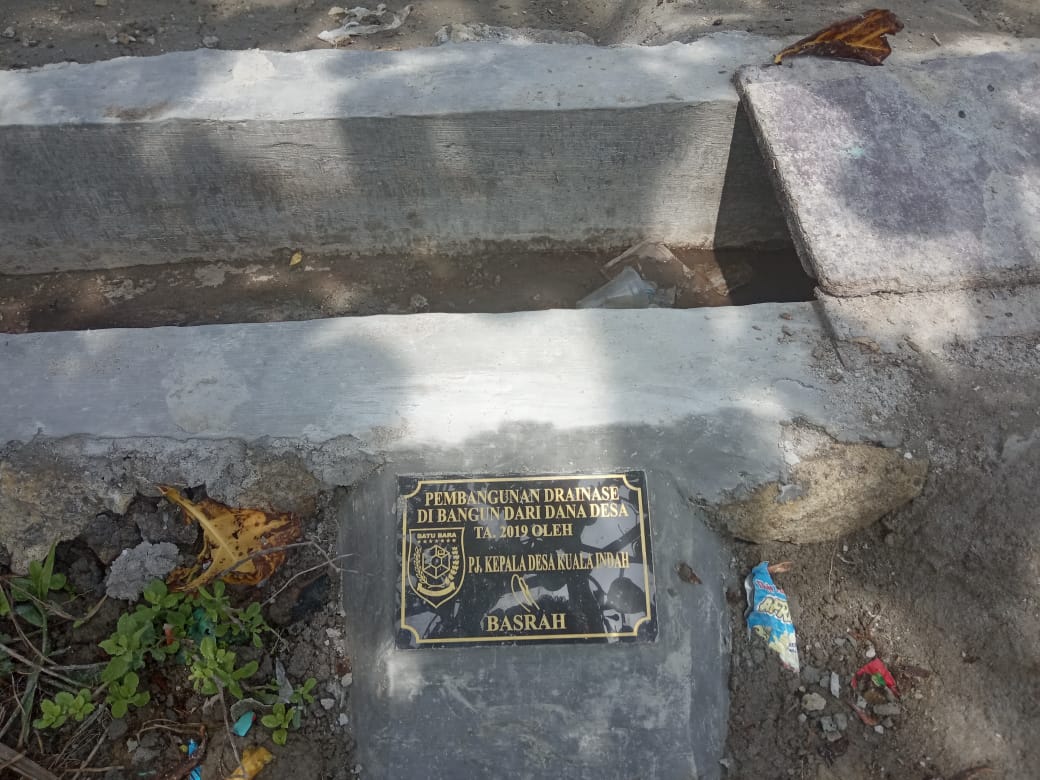 Gara Gara Takut Direkam, PJ Kades Kuala Indah Malah Tak Mau Komentar Soal Drainase