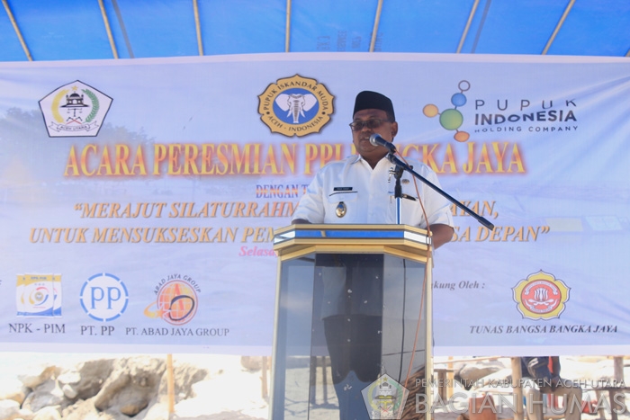 Wabup Aceh Utara Resmikan PPI Bangka Jaya