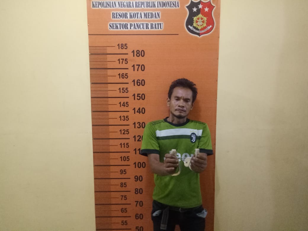 Miliki Ganja, Parbetor, di Ringkus Pegasus Polsek Pancur Batu