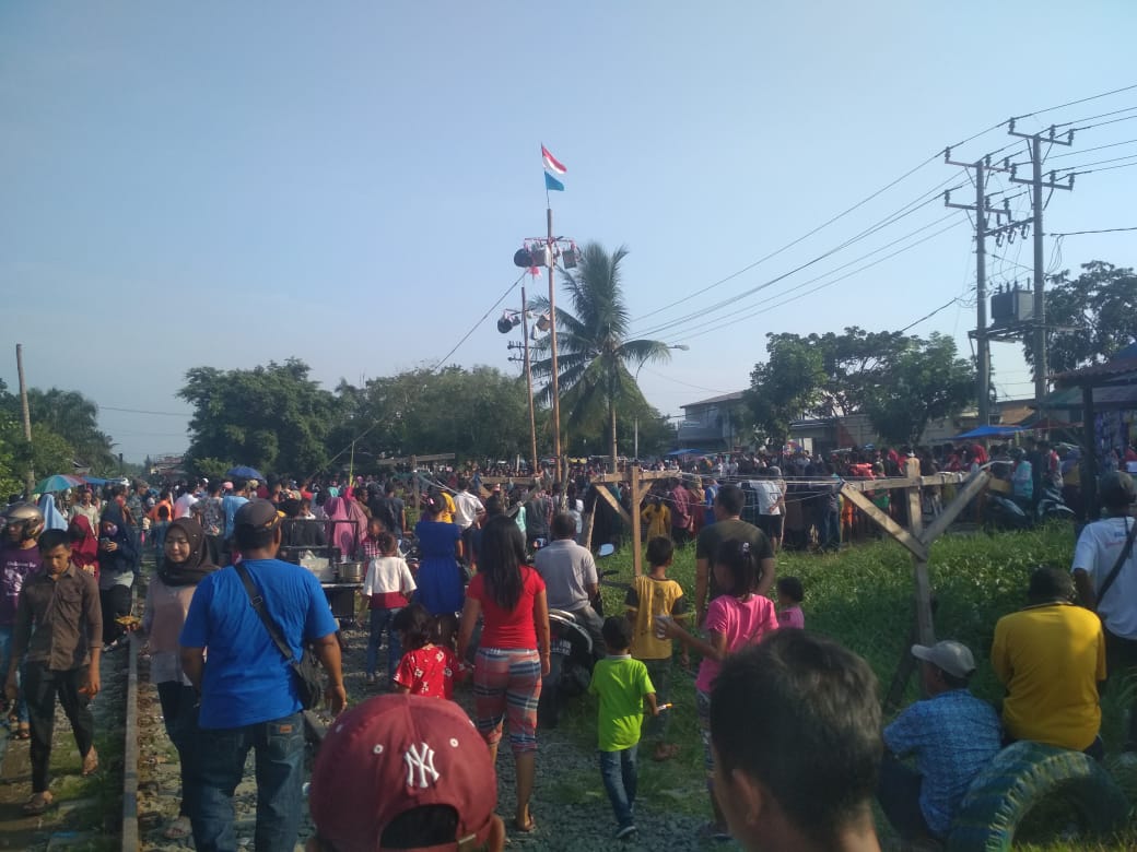 Memeriahkan HUT RI Ke 74  Karang Taruna Belawan Buat Perlombaan
