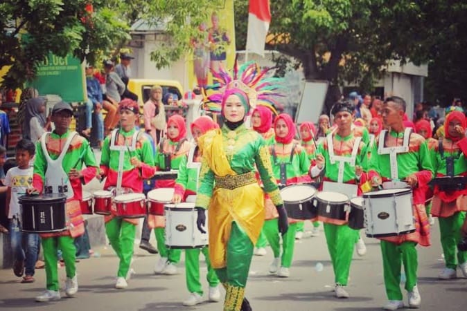 Ribuan Pelajar di Lhokseumawe Ikut Karnaval