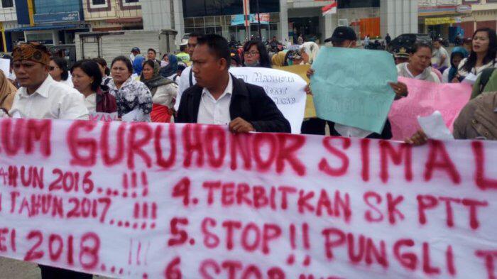 Melawan Lupa, ILAJ: Bupati Harus Bayar Gaji Guru Honorer Simalungun Tahun 2016 & 2018