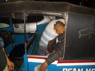 Supir Bajaj Temukan  Penumpang nya  Tidak Bernyawa