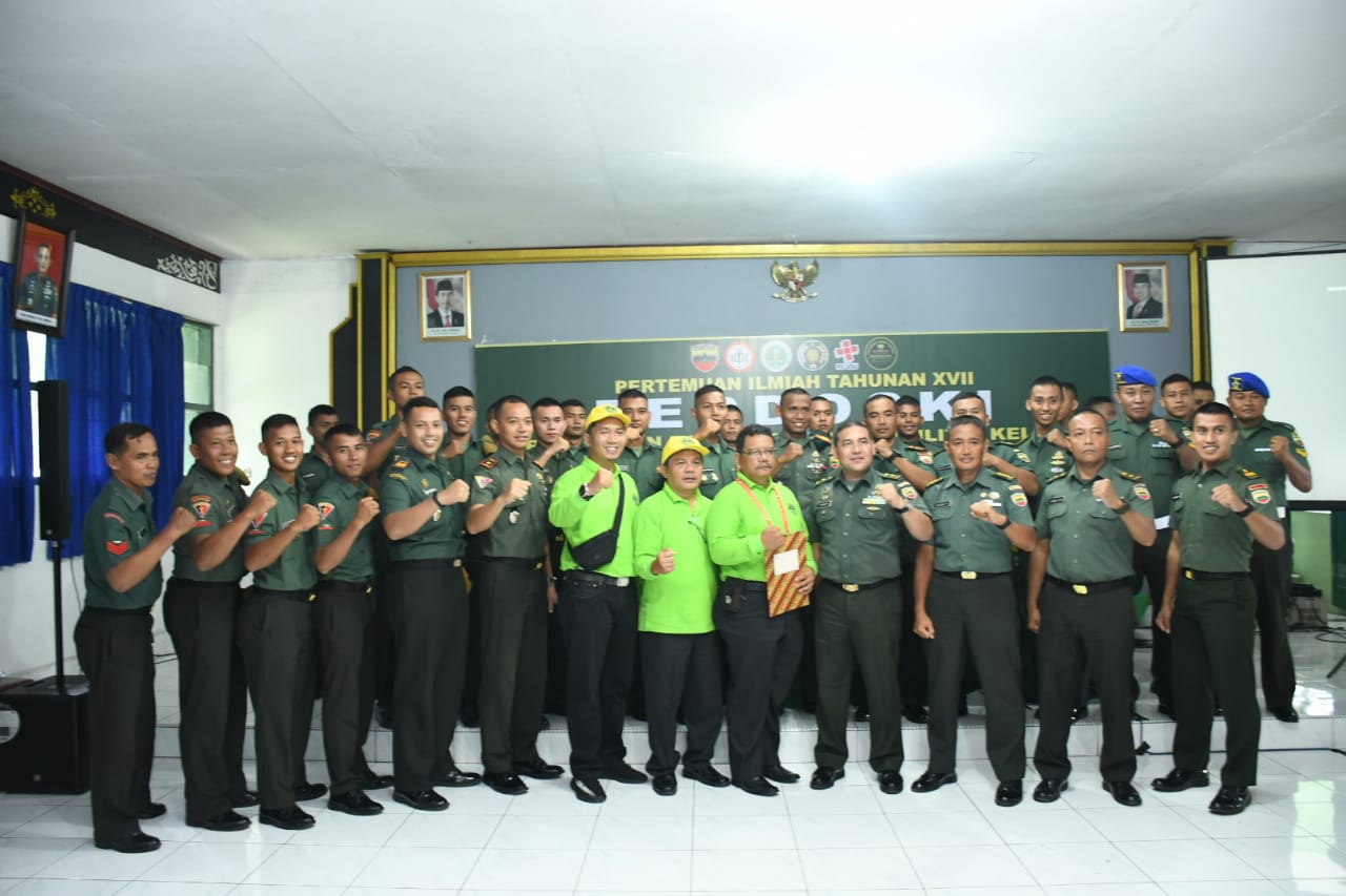 Kasdam I/BB Menerima Pertemuan Ilmiah Tahunan XVII PERDOSKI Tahun 2019