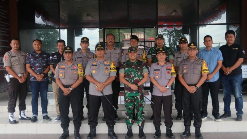Polres Kukar Apel Penyambutan dan Pengarahan Dandim 0906/Tgr