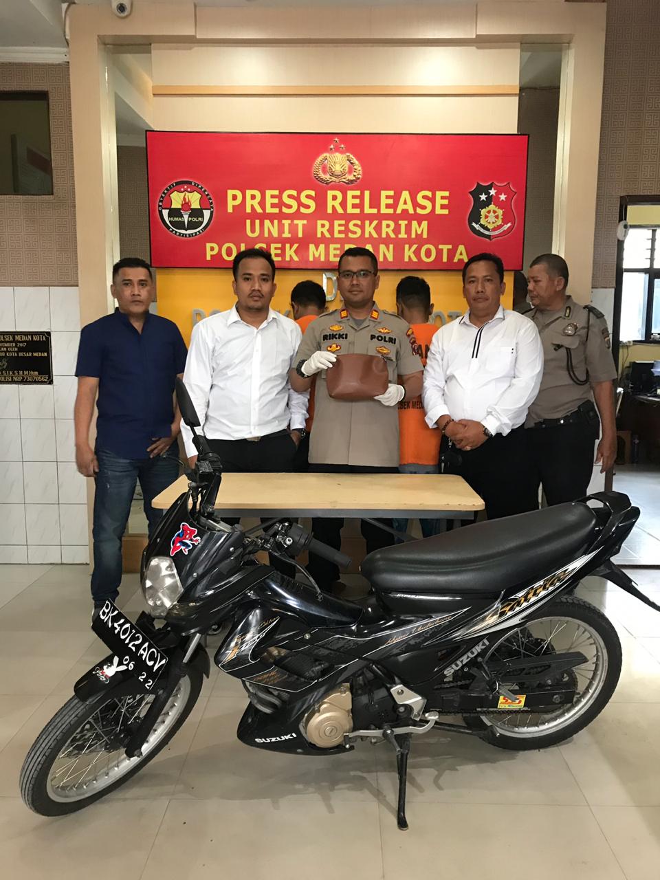 Dua Pelaku Curas di Brigjen Katamso di Amankan Tim Pegasus Polsek Medan Kota
