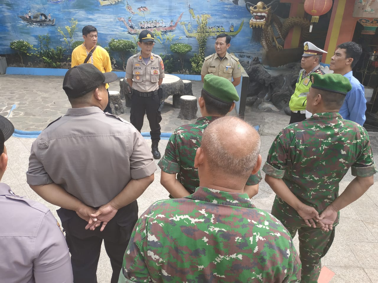 Dalam Rangka Ciptakan Situasi yang Kondusif Bagi Umat Beragama, Binamas Melaksanakan Pemantauan di Wihara Nimala Boen San Bio